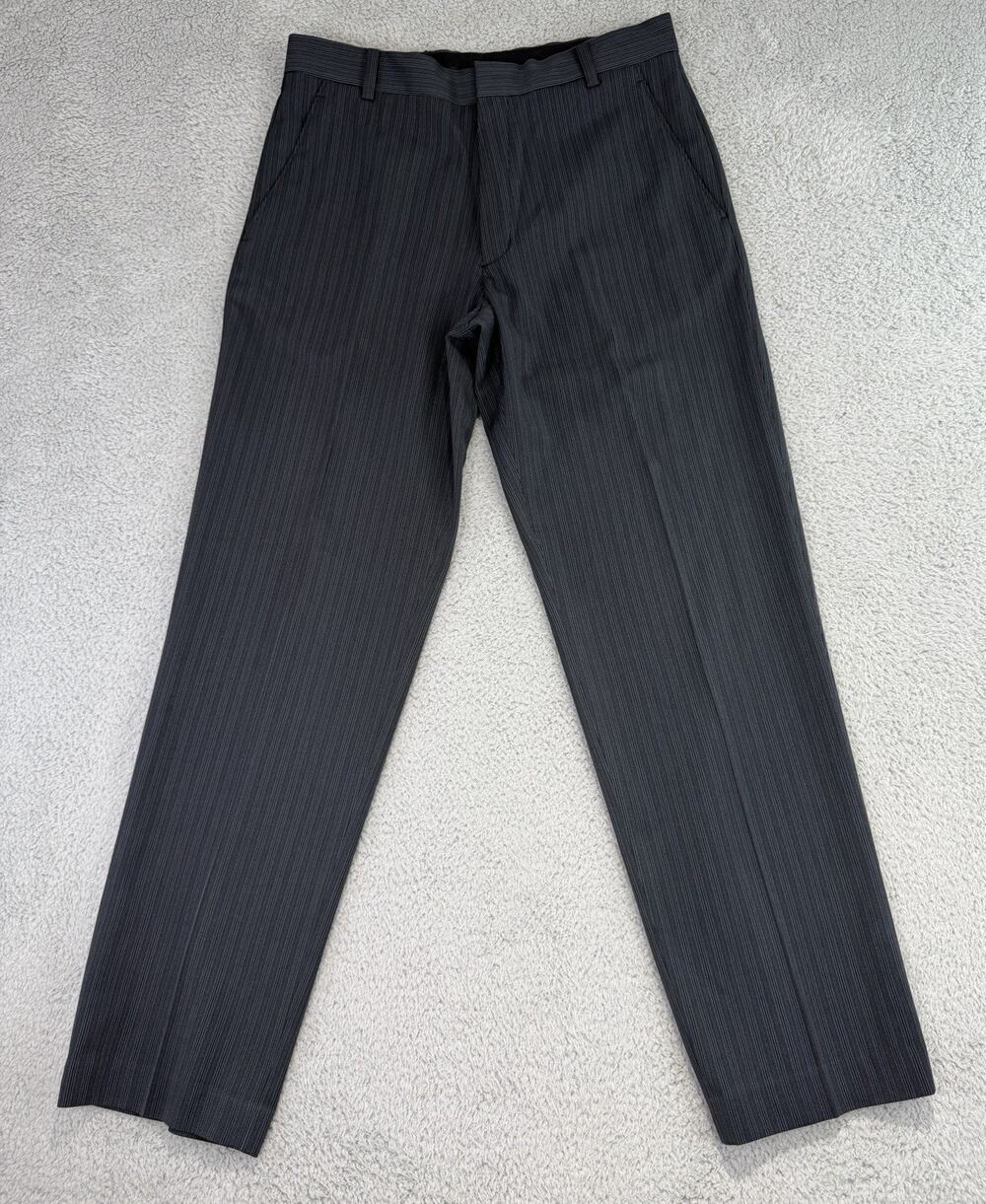 Nike Tiger Woods Collection Pants Men 32x32 Black Golf Stretch Performan Stripes